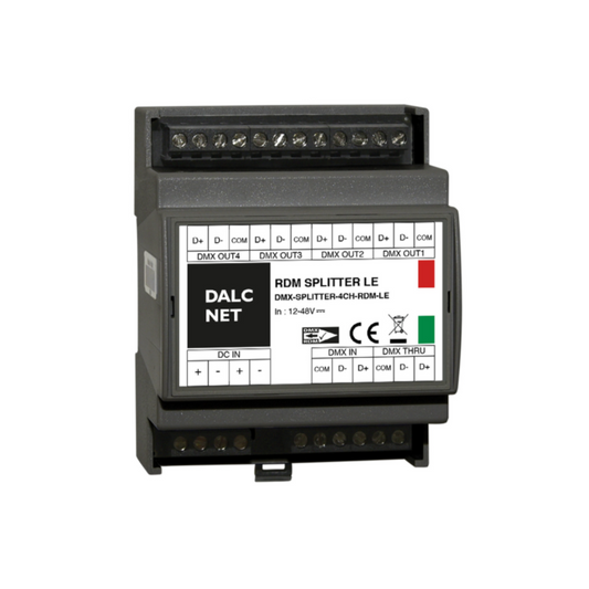 DALCNET DMX-SPLITTER-4CH-RDM-LE  Dimmer / 12V-48V