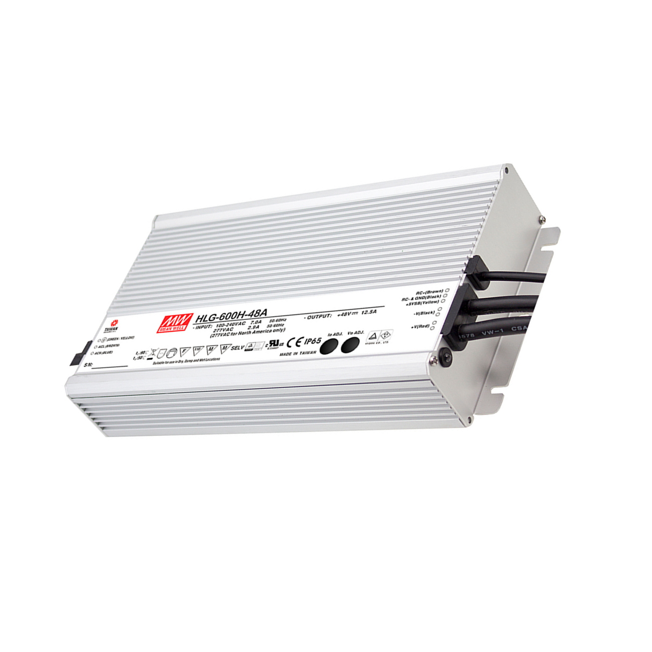 MeanWell HLG-600H-12 (480W/12V) LED-Netzteil