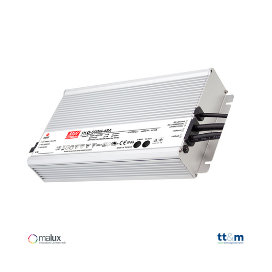 MeanWell HLG-600H-24 (600W/24V) LED-Netzteil