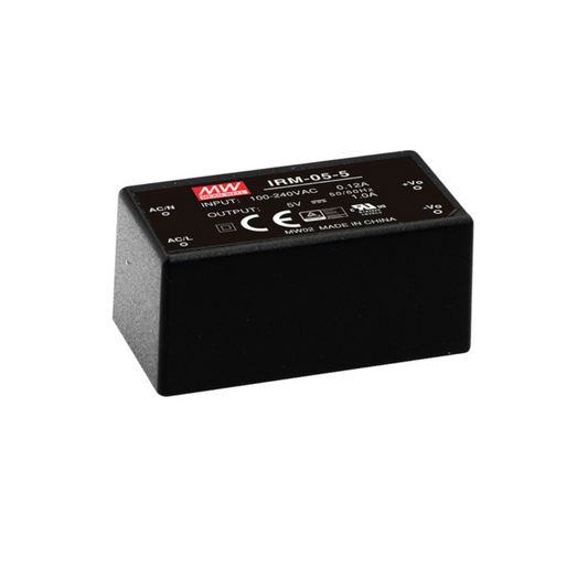 MeanWell IRM-05-3.3 (4,13W, 3,3V, 1,25A) AC/DC-Industrienetzteil Geschlossen Kunststoff