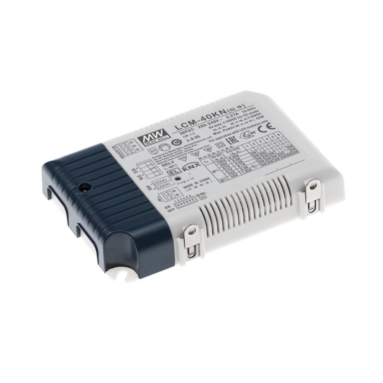 MeanWell LCM-40KN-AUX (42W/2-40V), dimmbar, LED-Netzteil