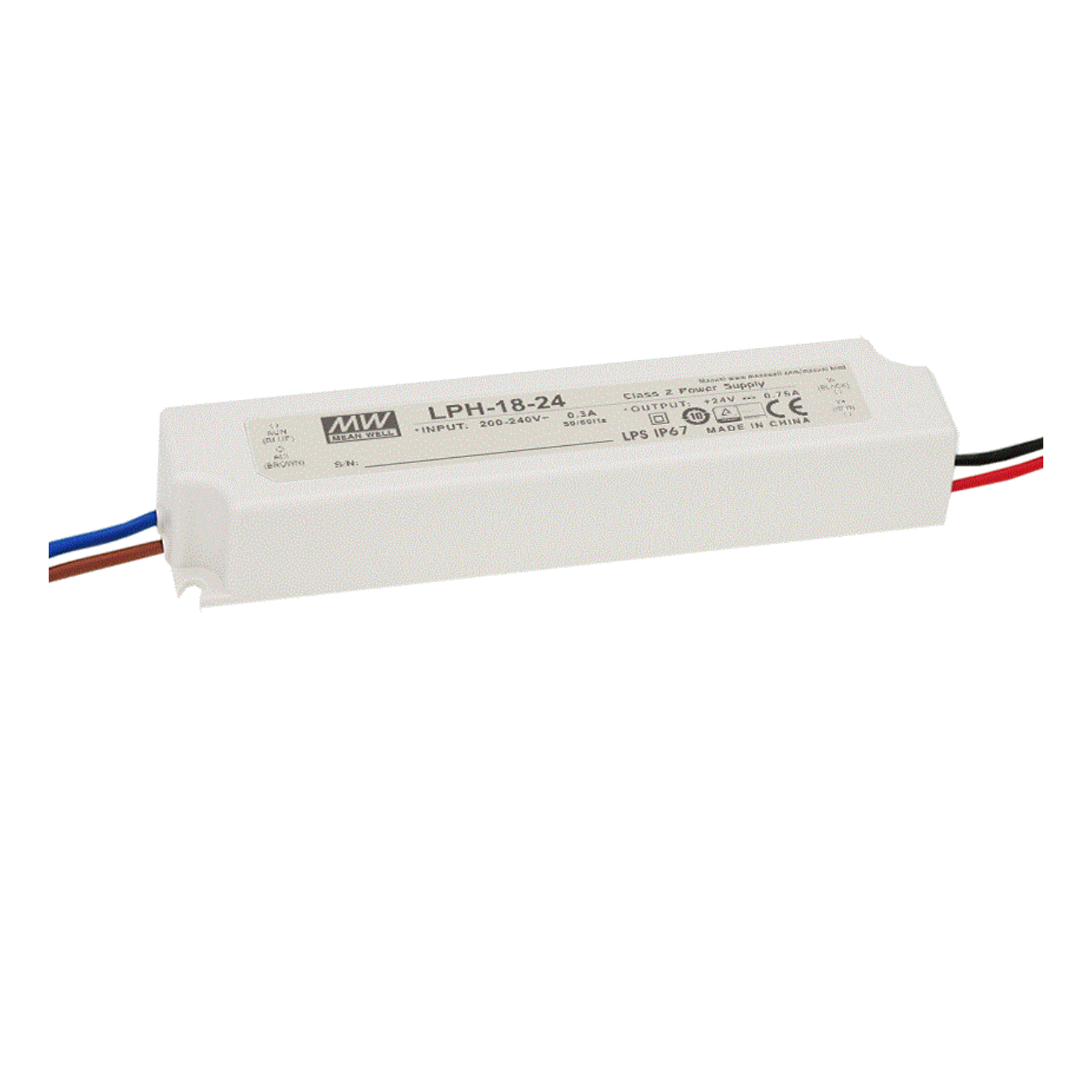 MeanWell LPH-18-24 (18W/24V) LED-Netzteil