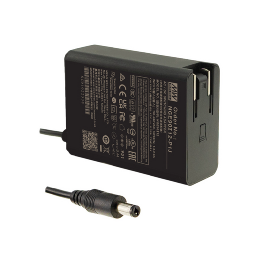 MeanWell NGE90I48-P1J (90W/48V) 5,5*2,1mm Hohlstecker - Netzteilshop24.de