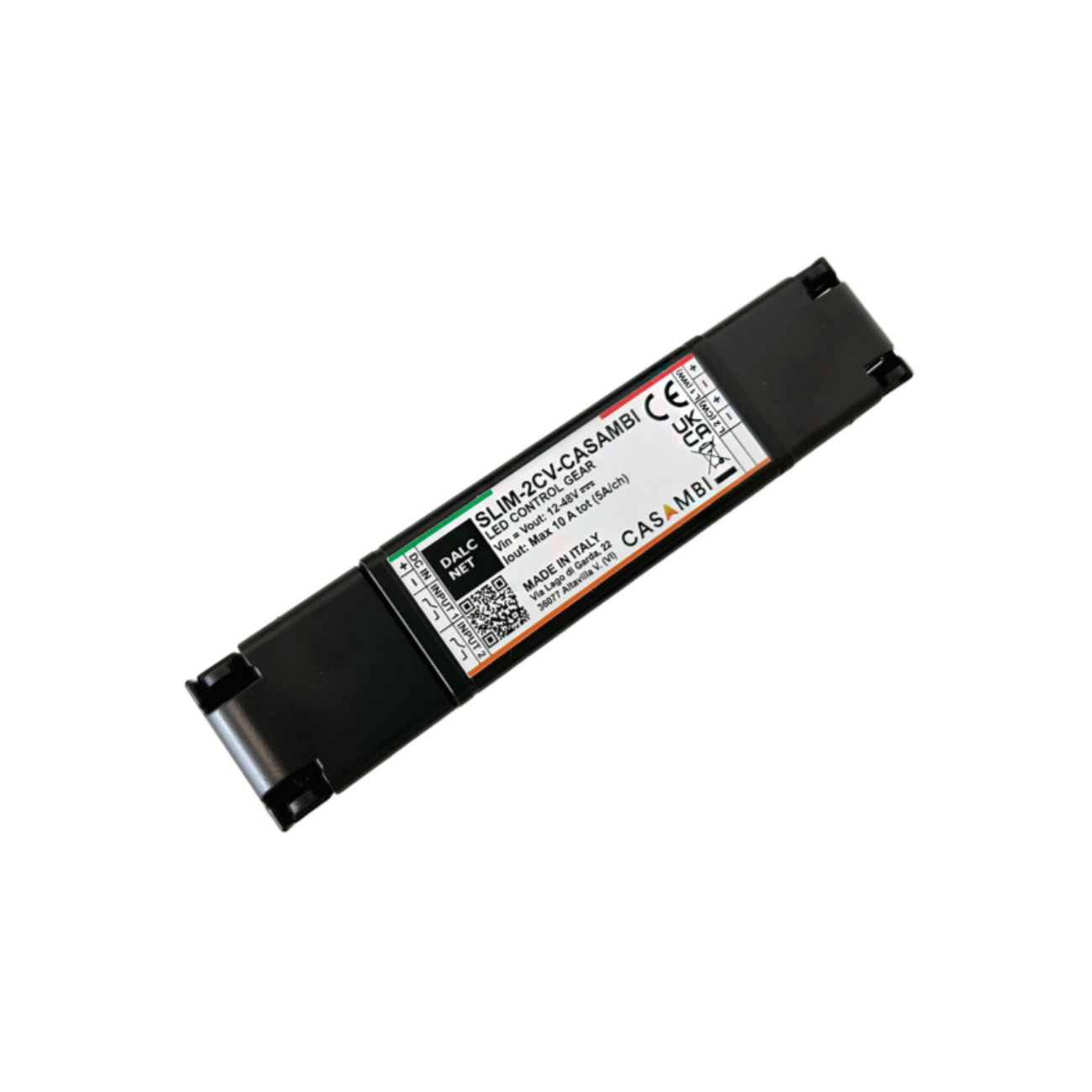 DALCNET SLIM-2CV-CASAMBI Push-Dimm / Casambi / Dimmer / CV / 240W / 5 A / 12V-48V