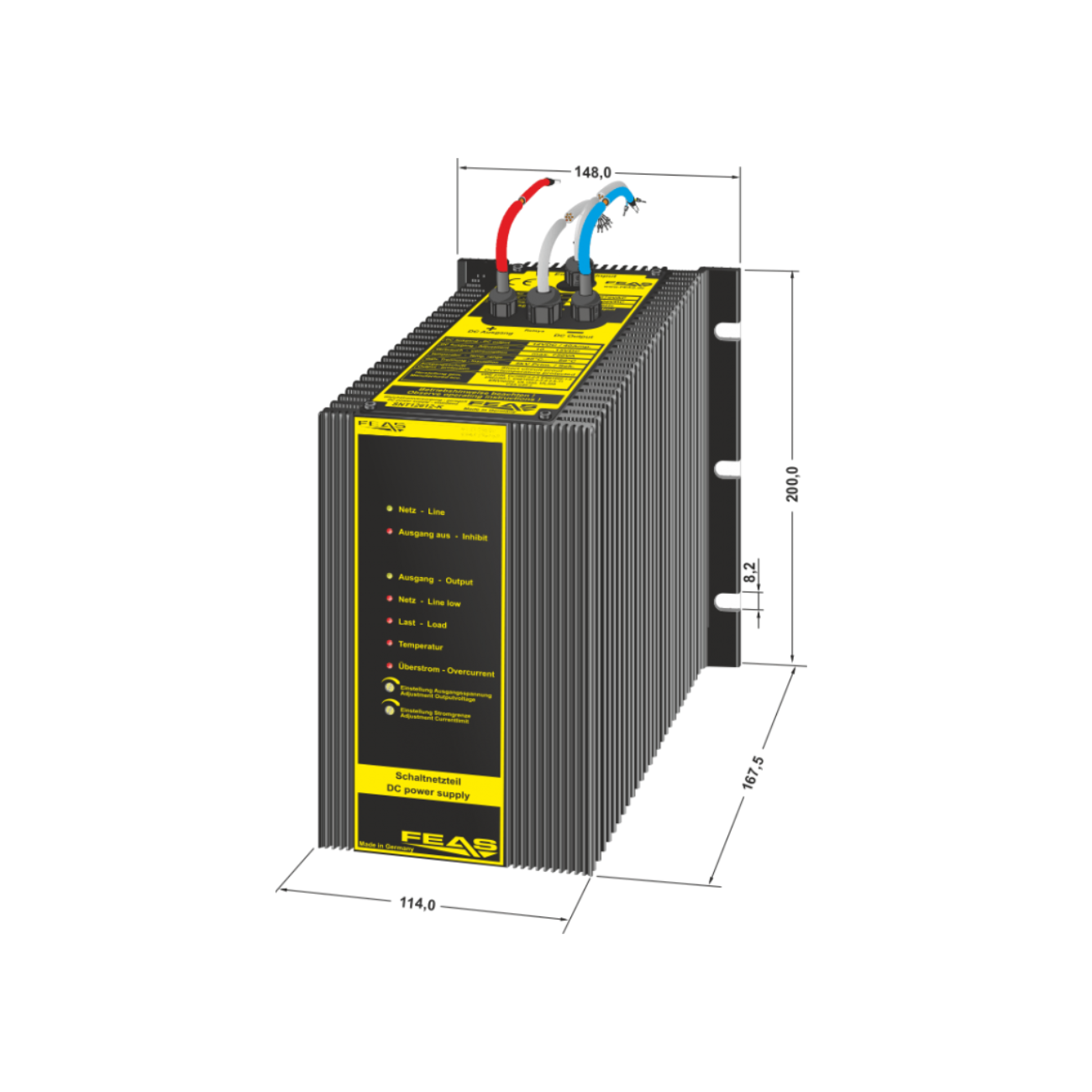 FEAS Schaltnetzteil SNT12612-K (480,0W / 720W / 12V) LED-Netzteil